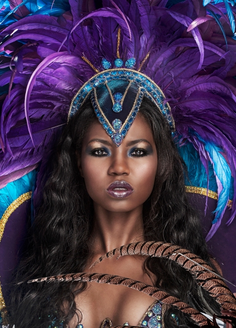 Carnival make up looks with Zulu International costumes